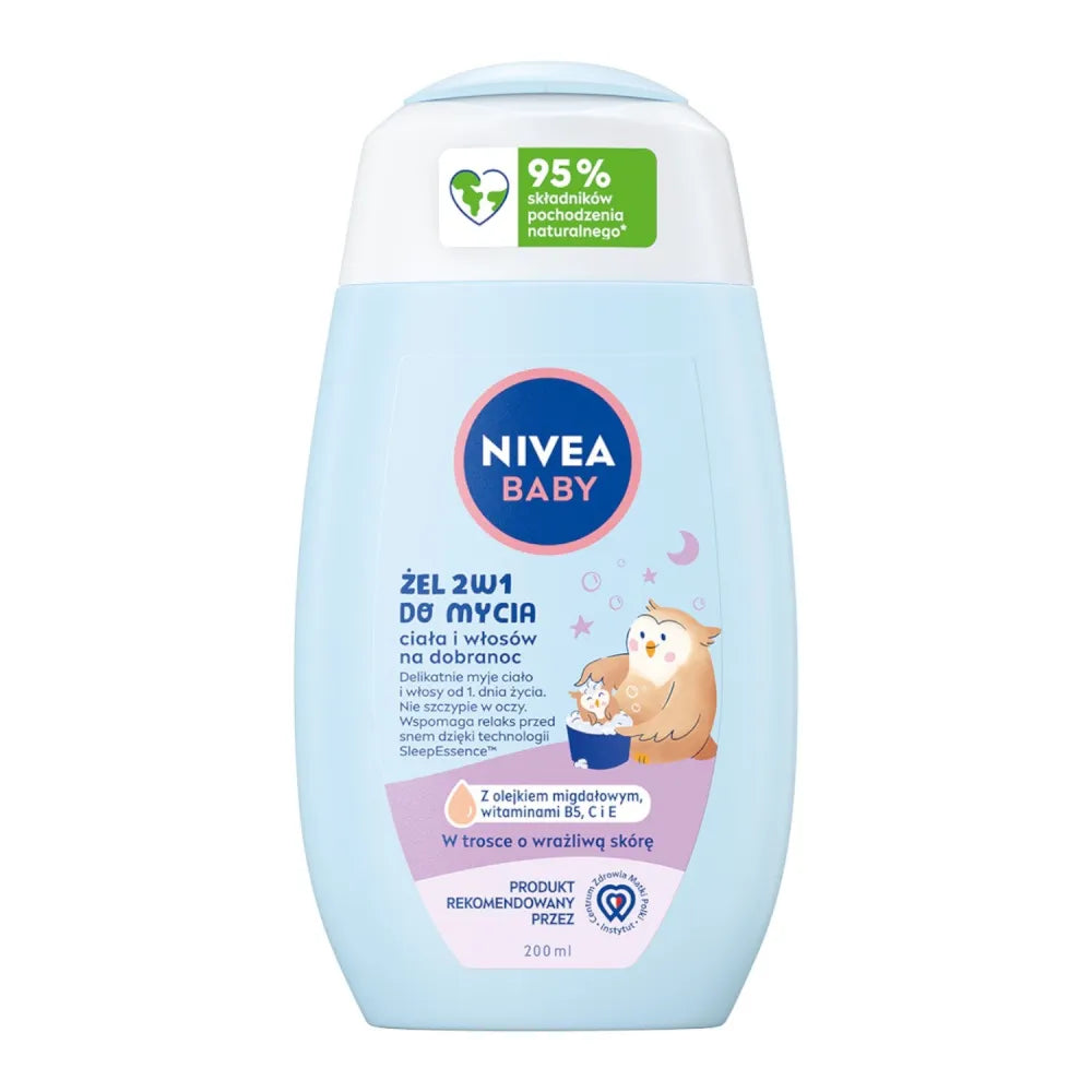 NIVEA BABY body/wash gel 200ml 2in1 - Vaikui ir mamai
