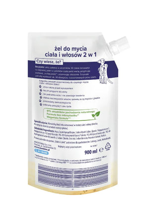NIVEA Bambino Kids Body and Hair Wash Gel 2-in-1 Surykats Refill 900 ml. - Vaikui ir mamai