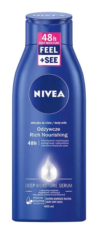 Nivea Body Nourishing Milk - Kūno pienelis400ml - Kosmetika