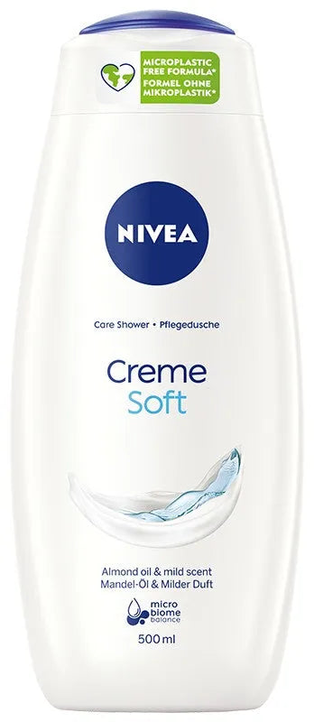 Nivea Care Dušo Gelis Creme Soft 500 ml - Kosmetika