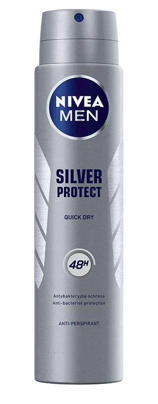 Nivea Deodorant SILVER PROTECT men’s spray 250ml - Kosmetika