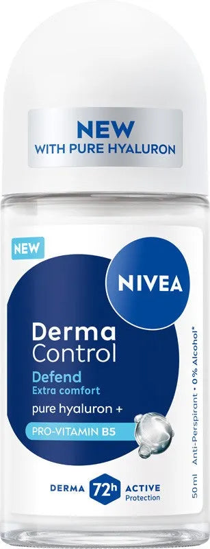 NIVEA Derma Control Defend Antiperspirant roll-on 50 ml - Higiena