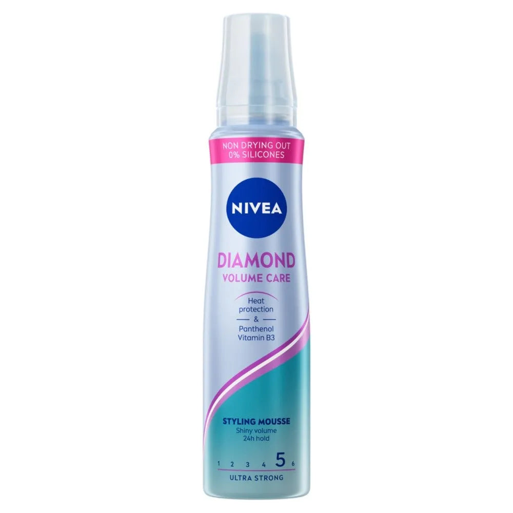 NIVEA DIAMOND VOLUME MOUSSE 150ML - Kosmetika