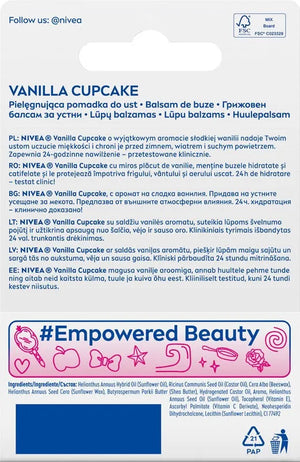 NIVEA Disney Princess Nurturing Lipstick Vanilla Cupcake Belle - Limited Edition 4.8 g - Vaikui ir mamai