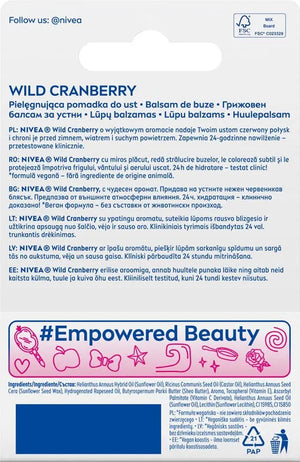 NIVEA Disney Princess Nurturing Lipstick Wild Crunberry Rapunzel - Limited Edition 4.8 g - Vaikui ir mamai