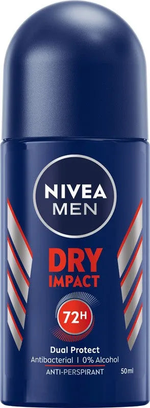 Nivea DRY IMPACT Roll-on men’s deodorant 50ml - Kosmetika