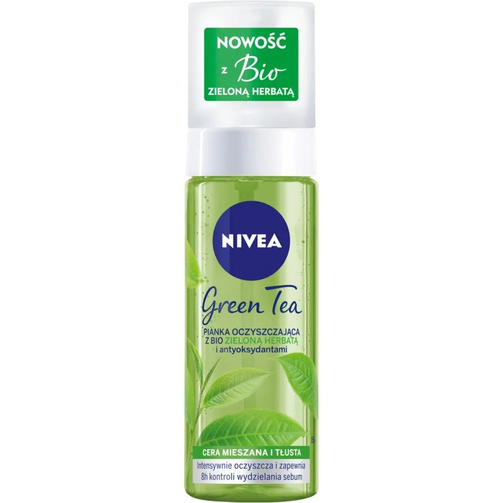 Nivea Green Tea Cleansing Foam with Bio for oily and combination skin 150ml - Kosmetika