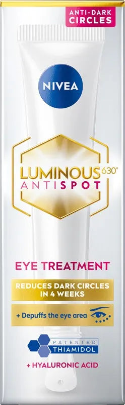NIVEA Luminous Anti-Pigmentation Eye Cream 15 ml - Kosmetika