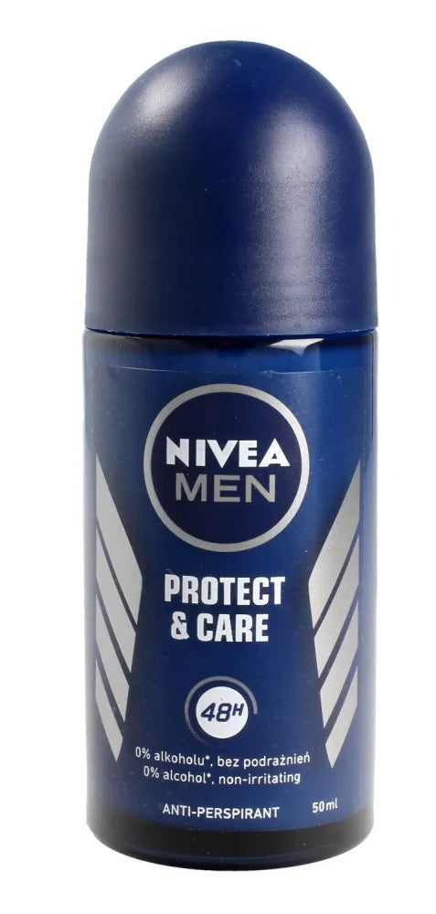 Nivea Men Anti-Perspirant Deodorant PROTECT & CARE roll-on 50ml - Kosmetika