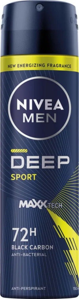 NIVEA MEN Antiperspirant Spray Deep Sport 150 ml - Kosmetika