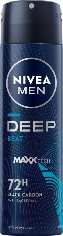 NIVEA Men Deep Beat Antiperspirant Spray for 150 ml - Higiena