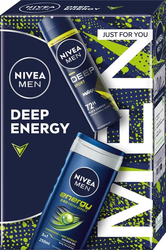 NIVEA Men Deep Energy Gift Set - Kosmetika
