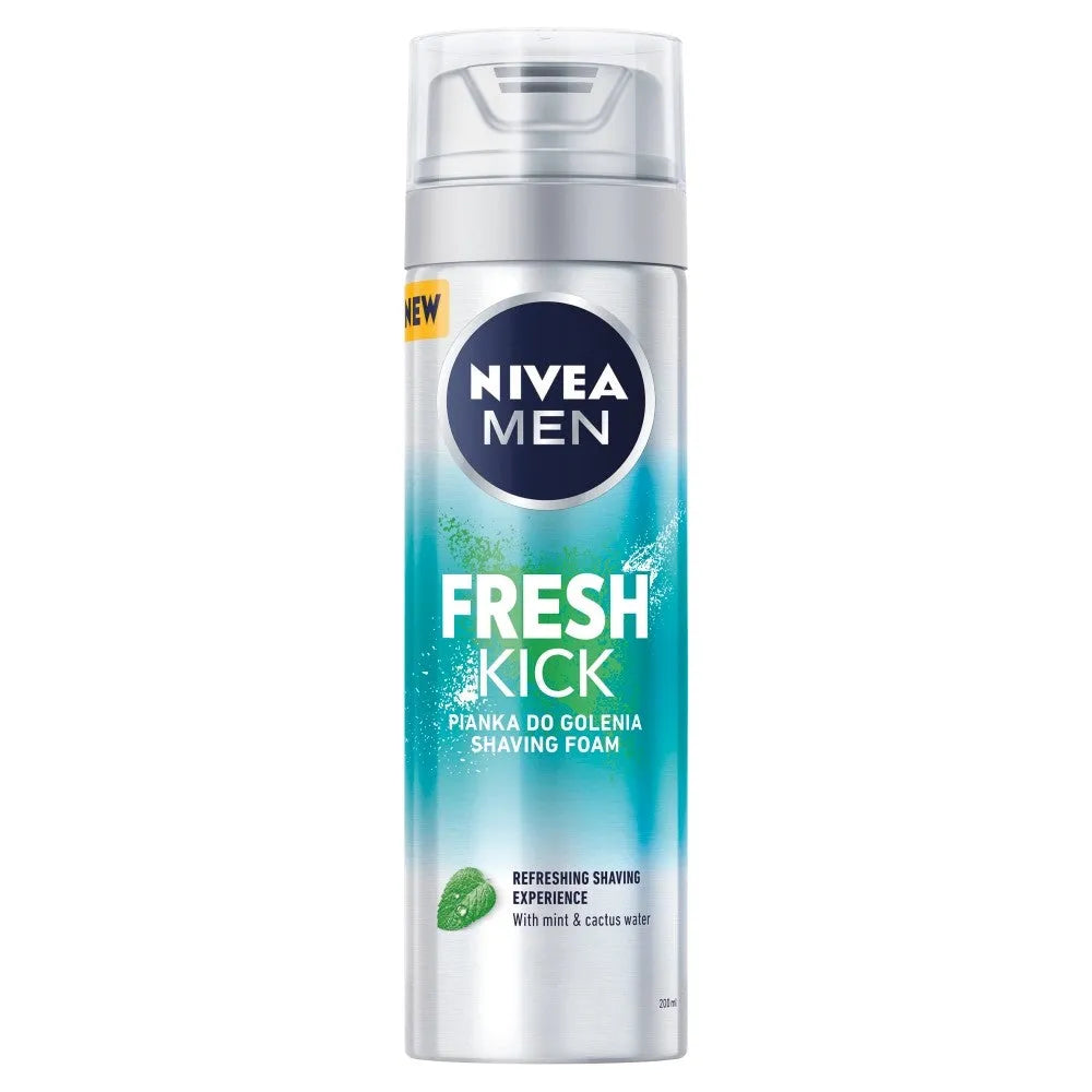 NIVEA MEN Fresh Kick Shaving Foam 200ml - Kosmetika