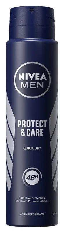 Nivea Men PROTECT & CARE deodorant men’s spray 250ml - Kosmetika