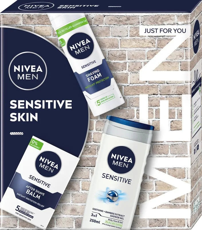 NIVEA Men Sensitive Skin dovanų rinkinys - Kosmetika