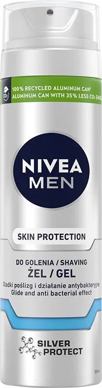 NIVEA MEN SILVER shaving gel - Kosmetika
