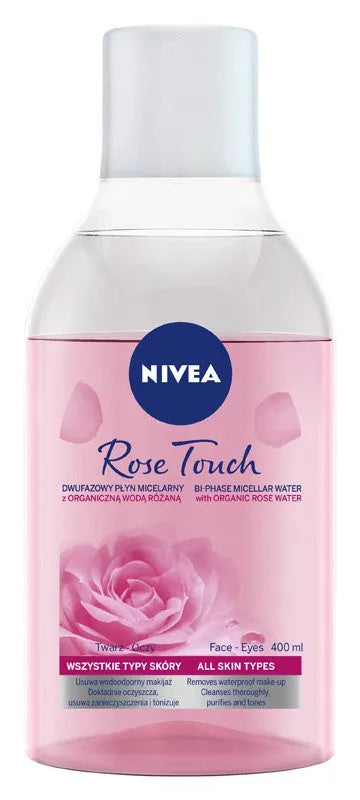 Nivea Micell Air Skin Breathe Micellar Biphasic Lotion with Rose Water 400ml - Kosmetika