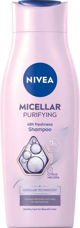 NIVEA Micellar Purifying Hair Shampoo 400 ml - Kosmetika