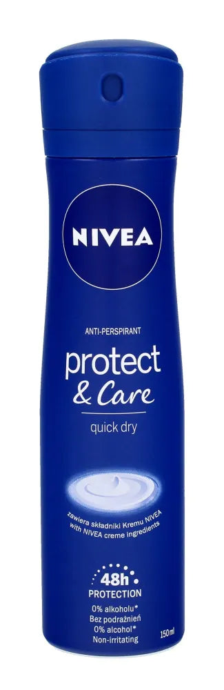 Nivea PROTECT & CARE dezodorantas moterims purškiklis 150ml - Kosmetika