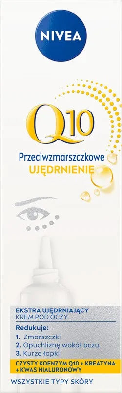 NIVEA Q10 Anti-Wrinkle Firming Eye Cream 15 ml - Kosmetika