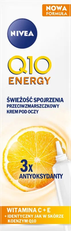 Nivea Q10 Energy akių kremas nuo raukšlių 15 ml - Kosmetika