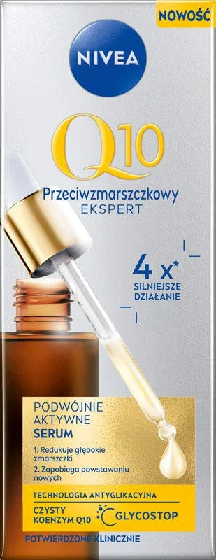 NIVEA Q10 Expert Dvigubo Veikimo Veido Serumas 30 ml - Kosmetika