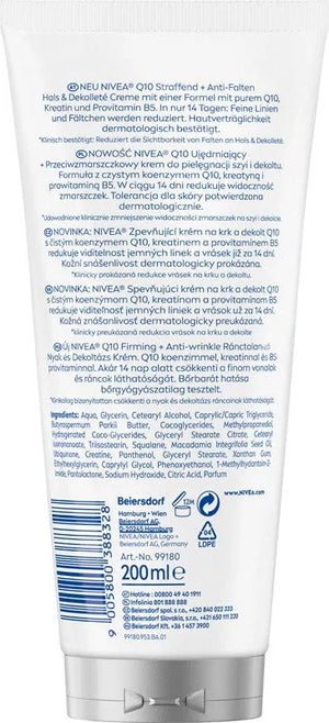 NIVEA Q10 Firming Anti - Wrinkle + Anti-wrinkle body cream 200 ml - Kosmetika