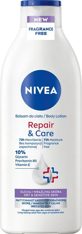 NIVEA Repair Care Regenerating Body Lotion 400 ml - Kosmetika