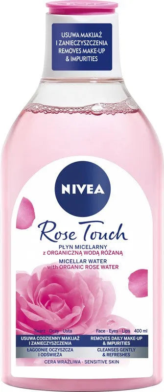 Nivea Rose Touch Micellar Makeup Remover with Organic Water 400ml - Kosmetika