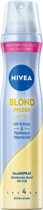 NIVEA Styling Hairspray Blonde Care - extra strong 250 ml - Kosmetika