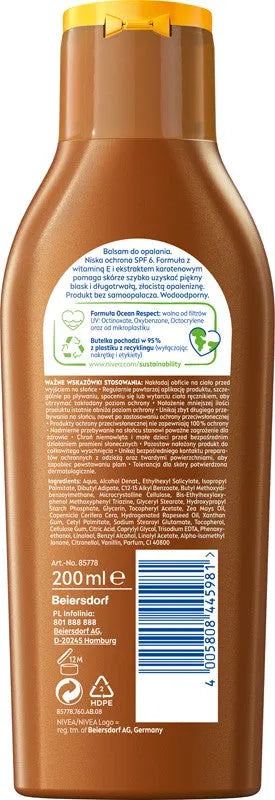 Nivea Sun Carotene Lotion SPF6 200 - Kosmetika