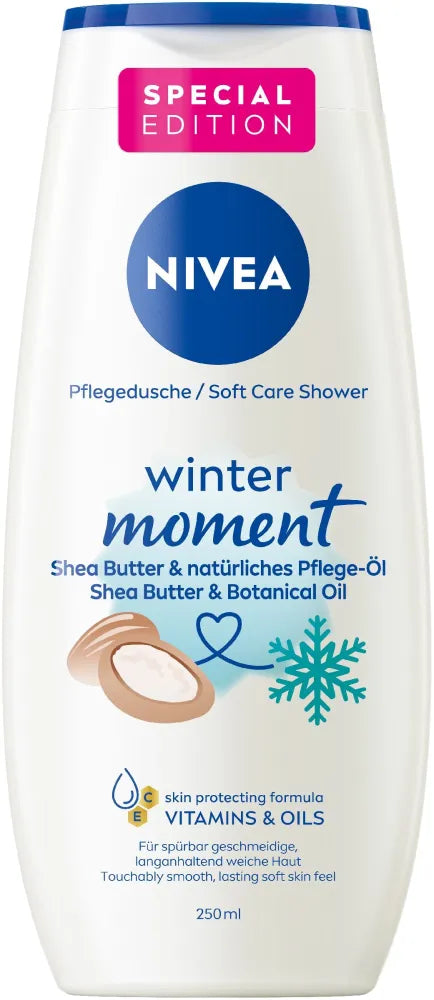 NIVEA Winter Moment Shea Butter Shower Gel 250 ml - Kosmetika
