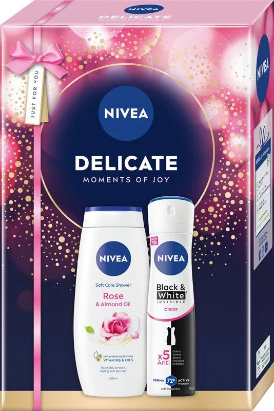 NIVEA Women’s Gift Set (Shower Gel 250ml + Antiperspirant Spray 150ml) - Kosmetika
