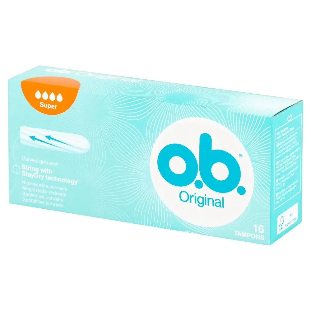 O.B. Original Super Tamponai 1op.-16 vnt. - Kosmetika