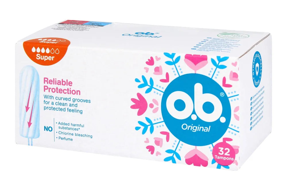 O.B. Original Super Tamponai 1op.-32 vnt. - Kosmetika