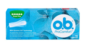 O.B.ProComfort Super Plus patogūs tamponai 1 pakuotė - 16 vnt. - Kosmetika