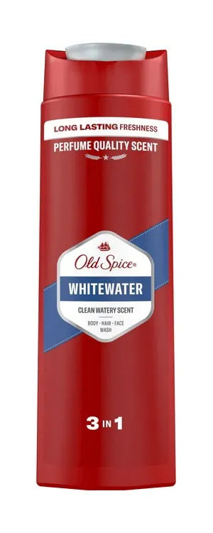 OLD SPICE Whitewater Shower Gel and Shampoo for Men 3-in-1 400 ml - Kosmetika