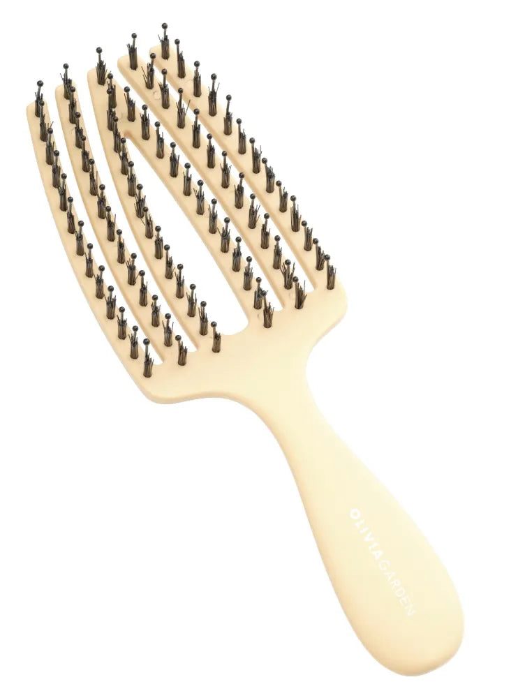 OLIVIA GARDEN Fingerbrush Care Vaikų šukos vaikams - geltona 1 vnt - Kosmetika
