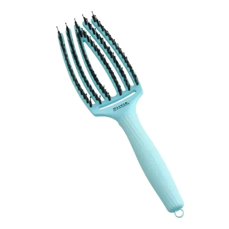 OLIVIA GARDEN Hair Brush - Fingerbrush Dolce Vita Blue Sky - Kosmetika