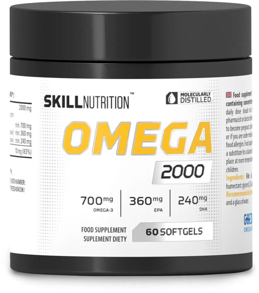 Omega 2000 - 60 softgels - Skill Nutrition - Sporto papildai