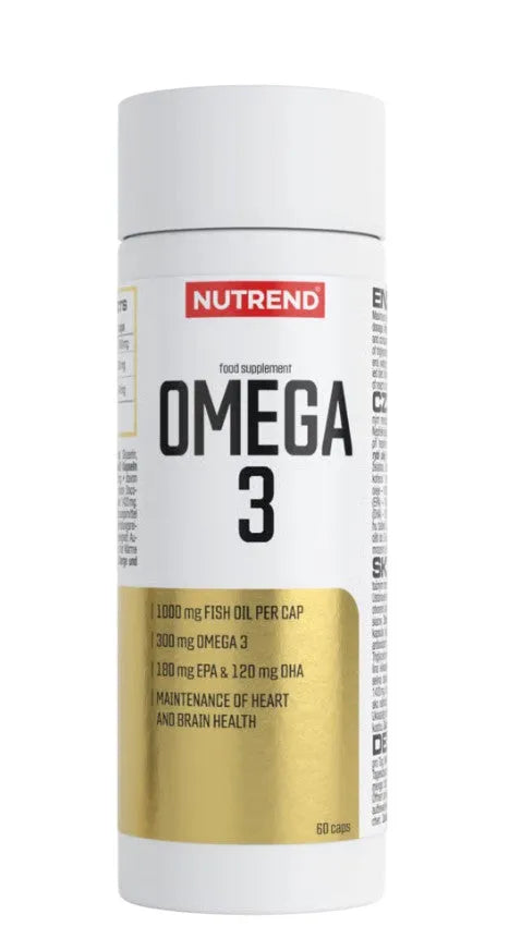 Omega 3 - 60 caps - Nutrend - Sporto papildai