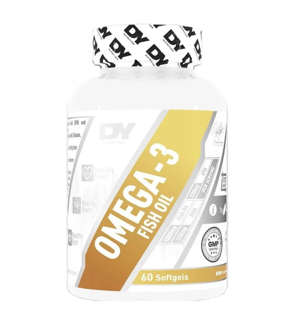 Omega 3 Fish Oil - 60 softgels - Dorian Yates - Sporto papildai