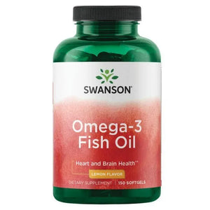 Omega-3 Fish Oil - žuvų taukai - N150 - Swanson - Papildai
