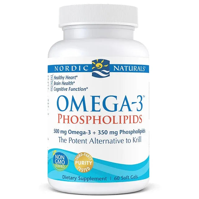 Omega-3 Phospholipids 500mg - 60 softgels - Nordic Naturals - Papildai