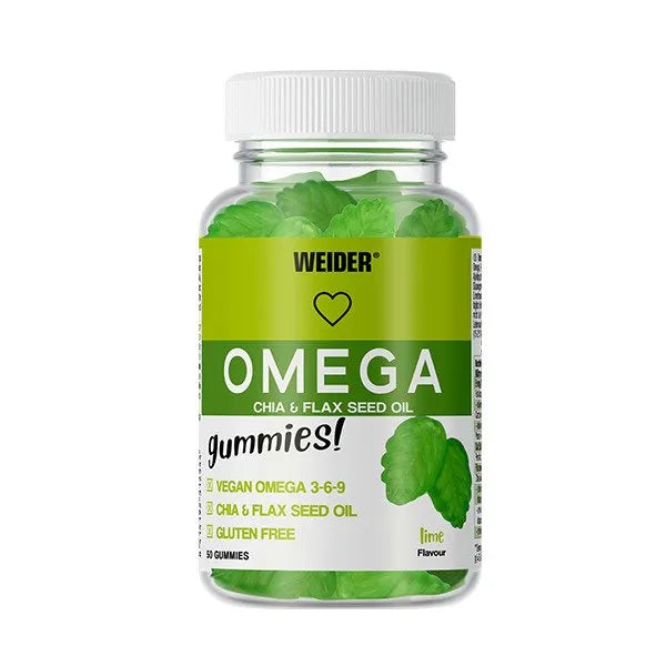 Omega Gummies Lime - 50 - Weider - Sporto papildai