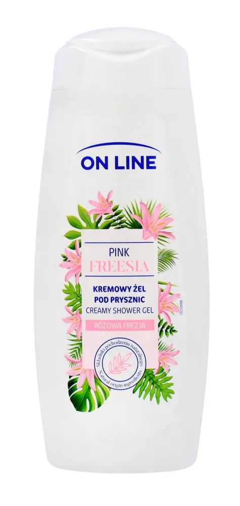On Line Creamy Shower Gel Pink Freesia (Pink Freesia) 400ml - Kosmetika
