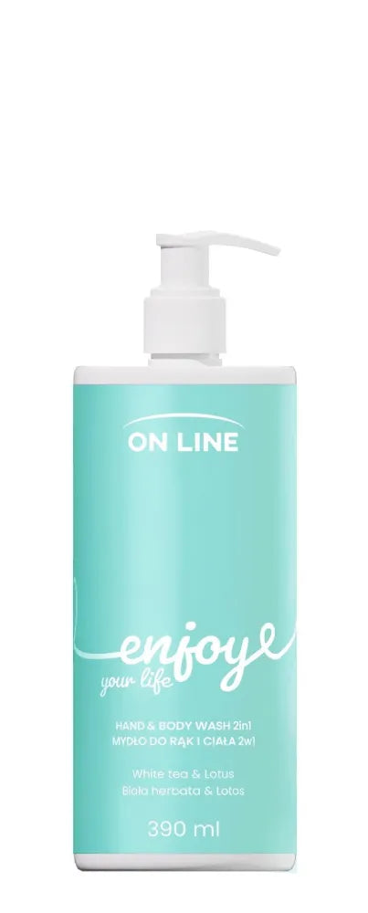 ON LINE Emocijos Rankų ir Kūno Muilas 2in1 Mėgaukitės 390 ml - Kosmetika