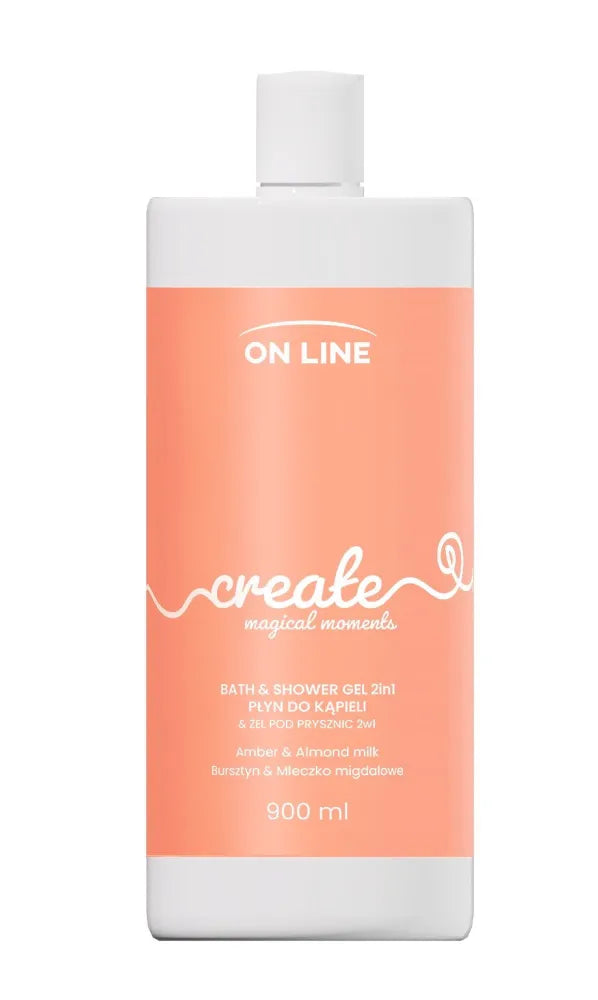 ON LINE Emocijų Gelis ir vonios skystis 2in1 Sukurti 900 ml - Kosmetika