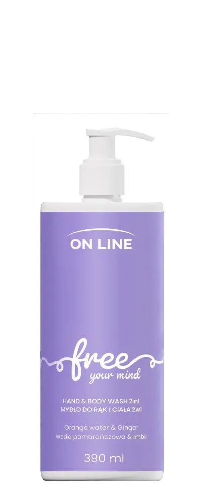 ON LINE Emocijų Rankų ir Kūno Muilas 2in1 Nemokamai 390 ml - Kosmetika