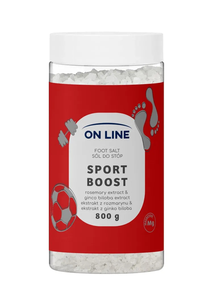 ON LINE Foot Salt Sport Boost 800 g - Higiena